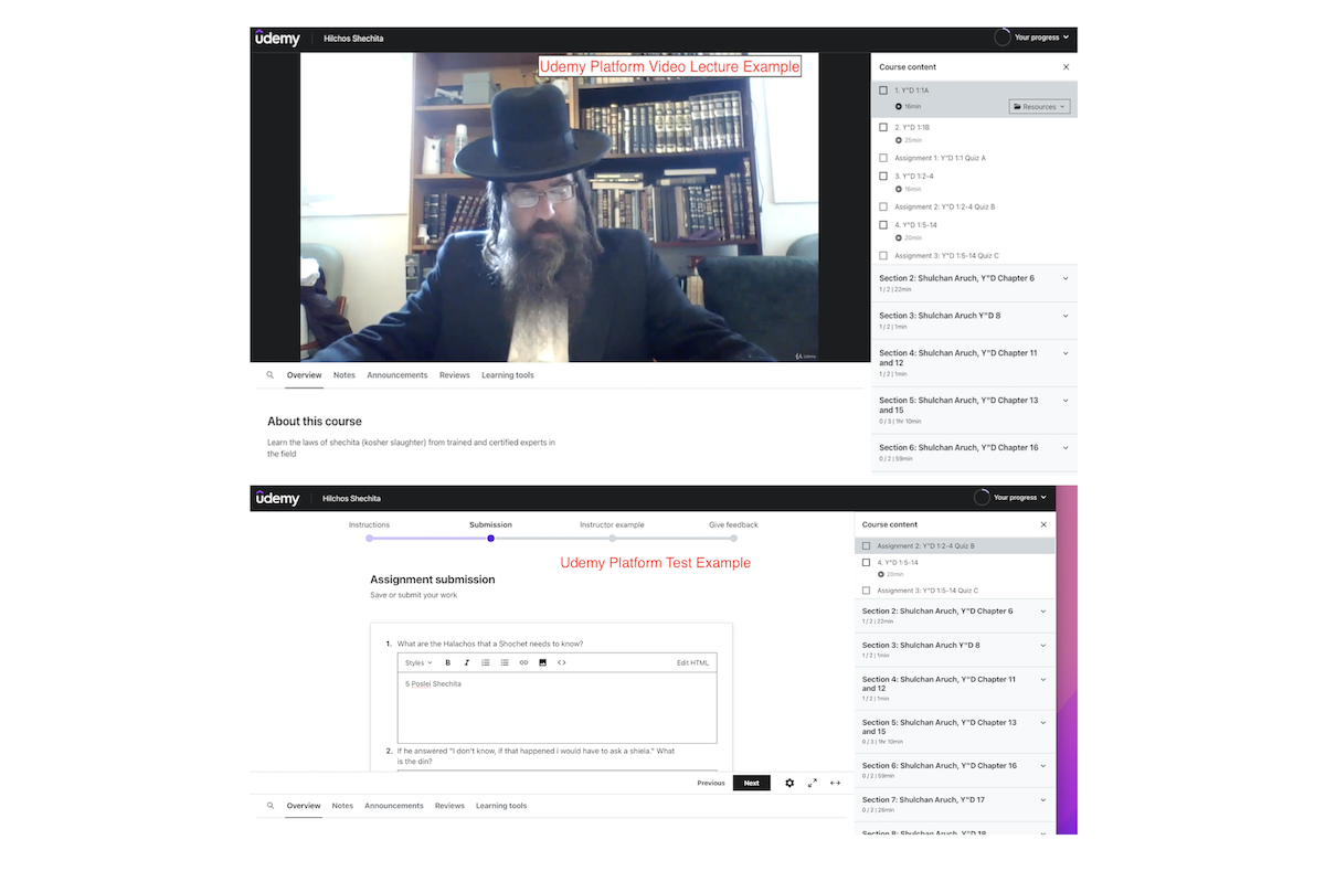 Hilchos Shechita Course